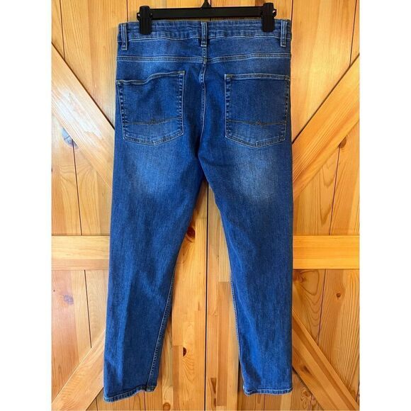 Asos Jeans Size 32x32 Womens Skinny Dark Wash Blue Denim (2137) - Picture 4 of 7